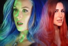 Photo of Alissa White-Gluz x Charlotte Wessels — Lizzie.